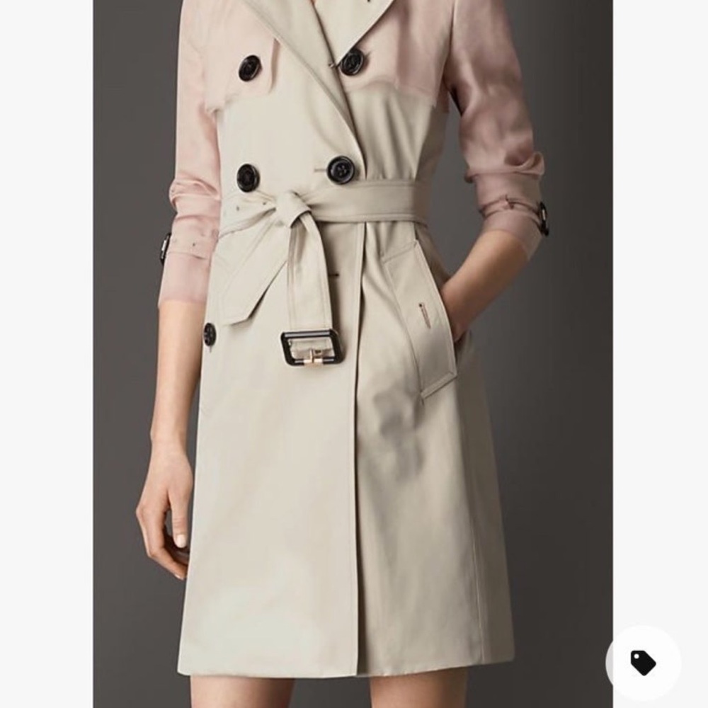 BURBERRY SPECIAL EDITION TRENCH COAT WOMEN SZ 12 100% AUTHENTIC NEW NWT RARE HTF